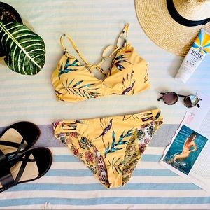 Roxy Softly Love Reversible Bikini Top and Bottoms